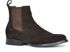 Men's Stetson Dark Brown Suede Beat Chelsea Boot
