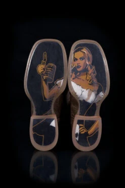 Tin Haul "Gnarly Shark" Square Toe Boot 8 Tin Haul "Gnarly Shark" Square Toe Boot -Way Out West Trading Shop 1402000070002d