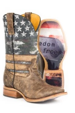 Tin Haul "Freedom" Square Toe Boot
