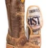 Tin Haul "All Things Through Christ" Square Toe Boot -Way Out West Trading Shop 1402000070222a