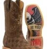 Tin Haul "Rough Patch" Square Toe Boot -Way Out West Trading Shop 1402000770445a