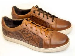 BURNISHED COGNAC LEATHER