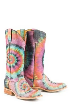 Tin Haul "Groovy" Square Toe Boot -Way Out West Trading Shop 1402100071275c