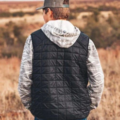 Mens STS Ranchwear Wesley Vest -Way Out West Trading Shop STS3051 mens wesley vest lifestyle back 600x ae5b1abd 78b9 414e ae27 e1dc8a982c71