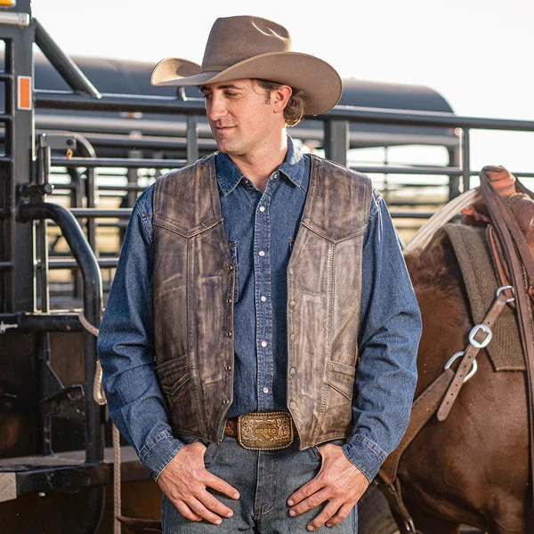 Mens STS Ranchwear Chisum Vest 4 Mens STS Ranchwear Chisum Vest - Image 2