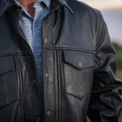 Mens STS Ranchwear Rancher Jacket -Way Out West Trading Shop STS5145 mens rancher black lifestyle 4 600x 46f2a15e e208 4193 ac33 7b898bf1e00a