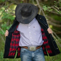 Mens STS Ranchwear Grandale Jacket -Way Out West Trading Shop STS8994 mens grandale black lifestyle 3 600x ee752db8 61e8 4c35 b169 99b941e4ad4f