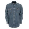 Mens STS Ranchwear Duke Denim Shirt -Way Out West Trading Shop STS9811 mens duke front 600x 77ed63ec 9a08 4285 81d1 df82aa44a2ac