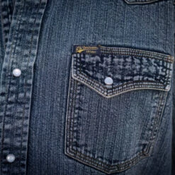 Mens STS Ranchwear Duke Denim Shirt -Way Out West Trading Shop STS9811 sts ranchwear mens duke shirt detail 2 600x 6106aa2a 5031 4c2e ad06 61d2ef21efe7