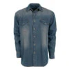 Mens STS Ranchwear Parker Denim Shirt -Way Out West Trading Shop STS9874 mens parker denim product front 600x 260e06a7 820b 46dd 9b0e bd5e88c30a29